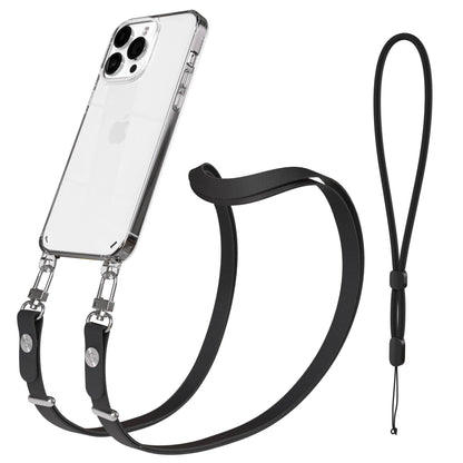 iPhone 14 Pro Max Schutzhülle mit magnetisch verstellbarem Crossbody Umhängeband 