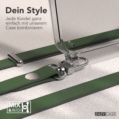 iPhone 14 Pro Max Schutzhülle mit magnetisch verstellbarem Crossbody Umhängeband 
