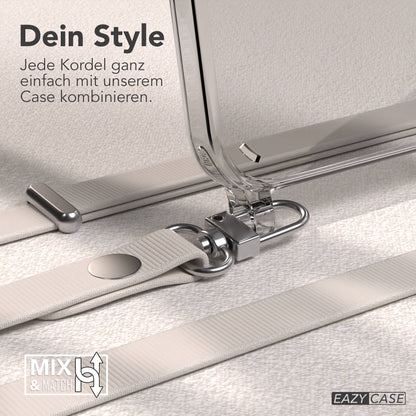 iPhone 14 Pro Max Schutzhülle mit magnetisch verstellbarem Crossbody Umhängeband 