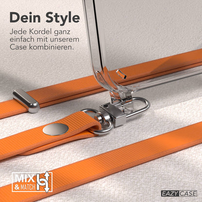 iPhone 14 Pro Max Schutzhülle mit magnetisch verstellbarem Crossbody Umhängeband 