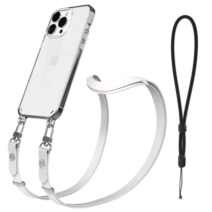 iPhone 14 Pro Max Schutzhülle mit magnetisch verstellbarem Crossbody Umhängeband 