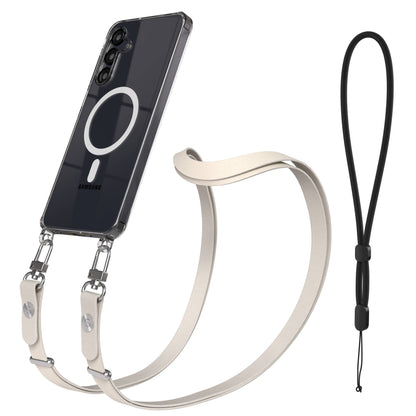 Samsung Galaxy A16 MagSafe Hülle mit magnetischer Crossbody Handykette im Set 