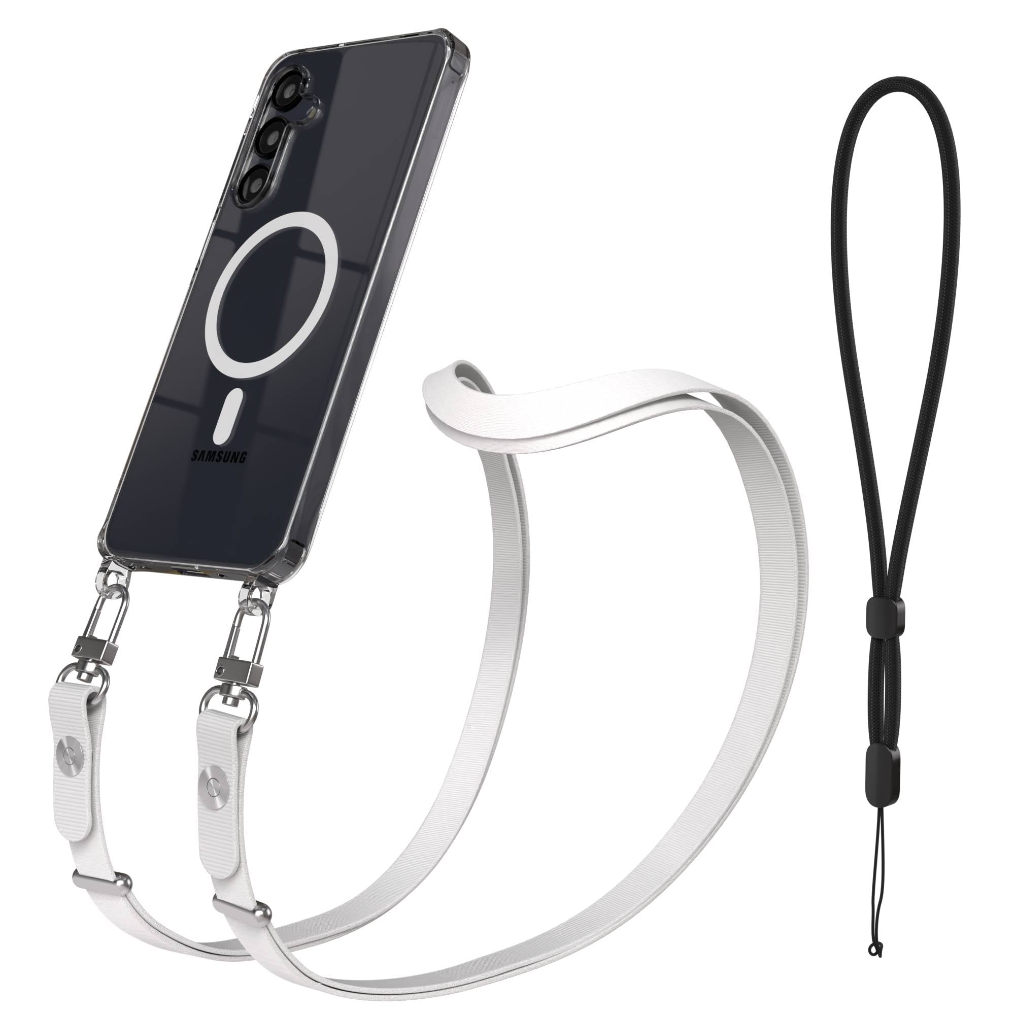 Samsung Galaxy A16 MagSafe Hülle mit magnetischer Crossbody Handykette im Set 
