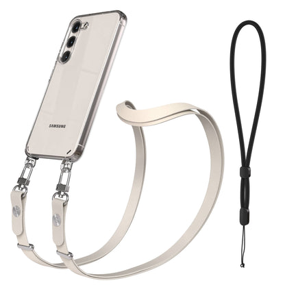 Samsung Galaxy S23 Schutzhülle mit magnetisch verstellbarem Crossbody-Umhängeband 