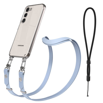 Samsung Galaxy S23 Schutzhülle mit magnetisch verstellbarem Crossbody-Umhängeband 