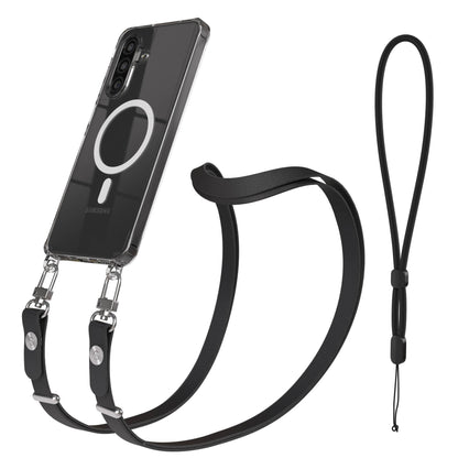 Samsung Galaxy A26 MagSafe Hülle mit magnetischem Crossbody-Umhängegurt Set 