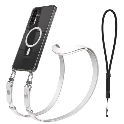 Samsung Galaxy A26 MagSafe Hülle mit magnetischem Crossbody-Umhängegurt Set 