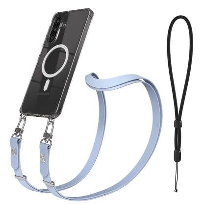 Samsung Galaxy A26 MagSafe Hülle mit magnetischem Crossbody-Umhängegurt Set 
