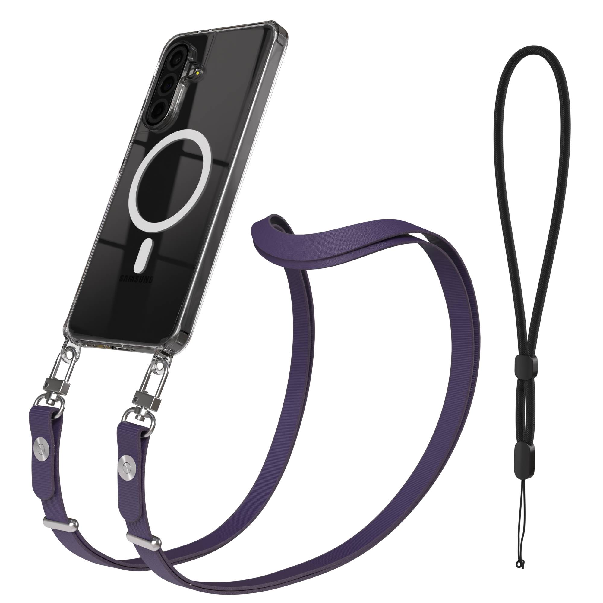 Samsung Galaxy A36 MagSafe Hülle mit magnetischer Crossbody Handykette 