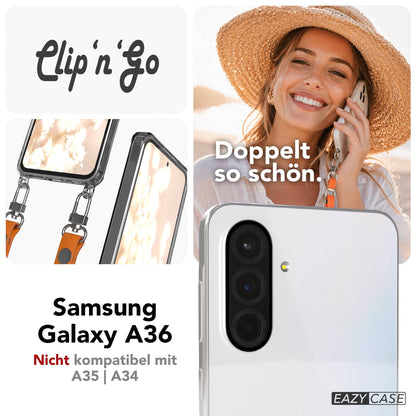 Samsung Galaxy A36 MagSafe Hülle mit magnetischer Crossbody Handykette 
