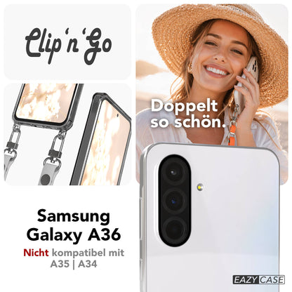 Samsung Galaxy A36 MagSafe Hülle mit magnetischer Crossbody Handykette 