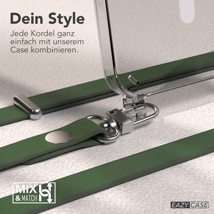 Apple iPhone 16e MagSafe Hülle mit magnetischem Crossbody-Umhängegurt-Set #farbe_grun-magsafe-funktion-mit-magsafe