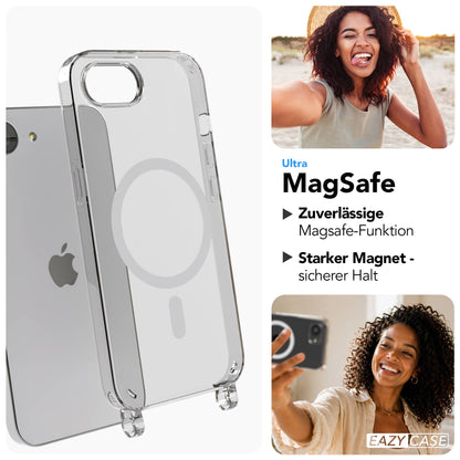 Apple iPhone 16e MagSafe Hülle mit magnetischem Crossbody-Umhängegurt-Set #farbe_blau-magsafe-funktion-mit-magsafe