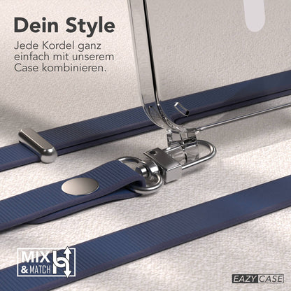 Apple iPhone 16e MagSafe Hülle mit magnetischem Crossbody-Umhängegurt-Set #farbe_blau-magsafe-funktion-mit-magsafe