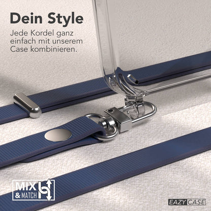 iPhone 15 Pro MagSafe Hülle mit magnetischer Crossbody Handykette von EAZY CASE #farbe_blau-magsafe-funktion-ohne-magsafe