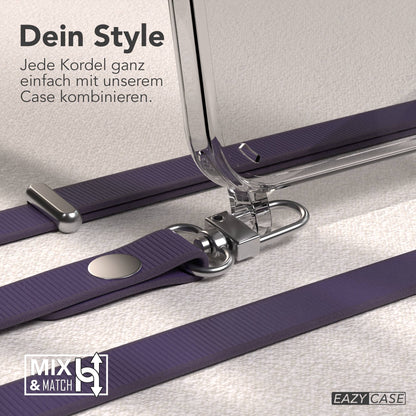 iPhone 15 Plus MagSafe Hülle mit magnetischem Crossbody-Umhängeband #farbe_lila-magsafe-funktion-mit-magsafe