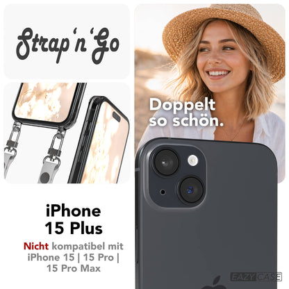iPhone 15 Plus MagSafe Hülle mit magnetischem Crossbody-Umhängeband #farbe_grau-magsafe-funktion-ohne-magsafe