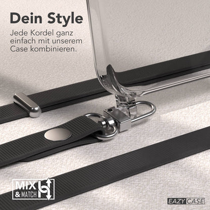iPhone 15 Pro Max MagSafe Hülle mit magnetischem Crossbody-Umhängeband #farbe_schwarz-magsafe-funktion-ohne-magsafe