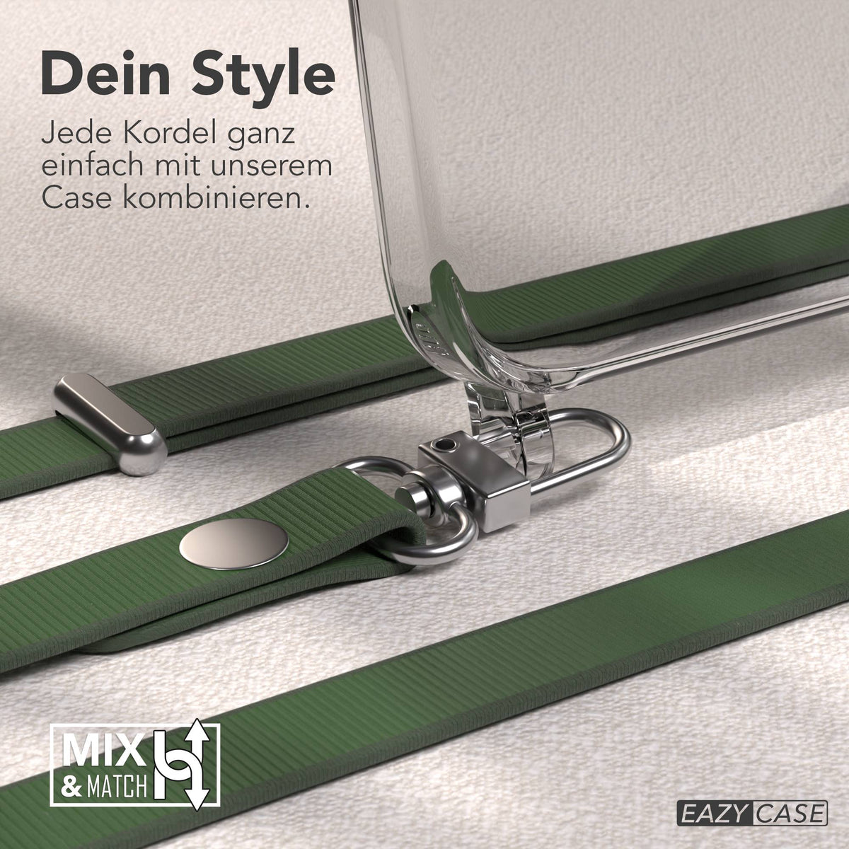 iPhone 15 Pro Max MagSafe Hülle mit magnetischem Crossbody-Umhängeband #farbe_grun-magsafe-funktion-ohne-magsafe