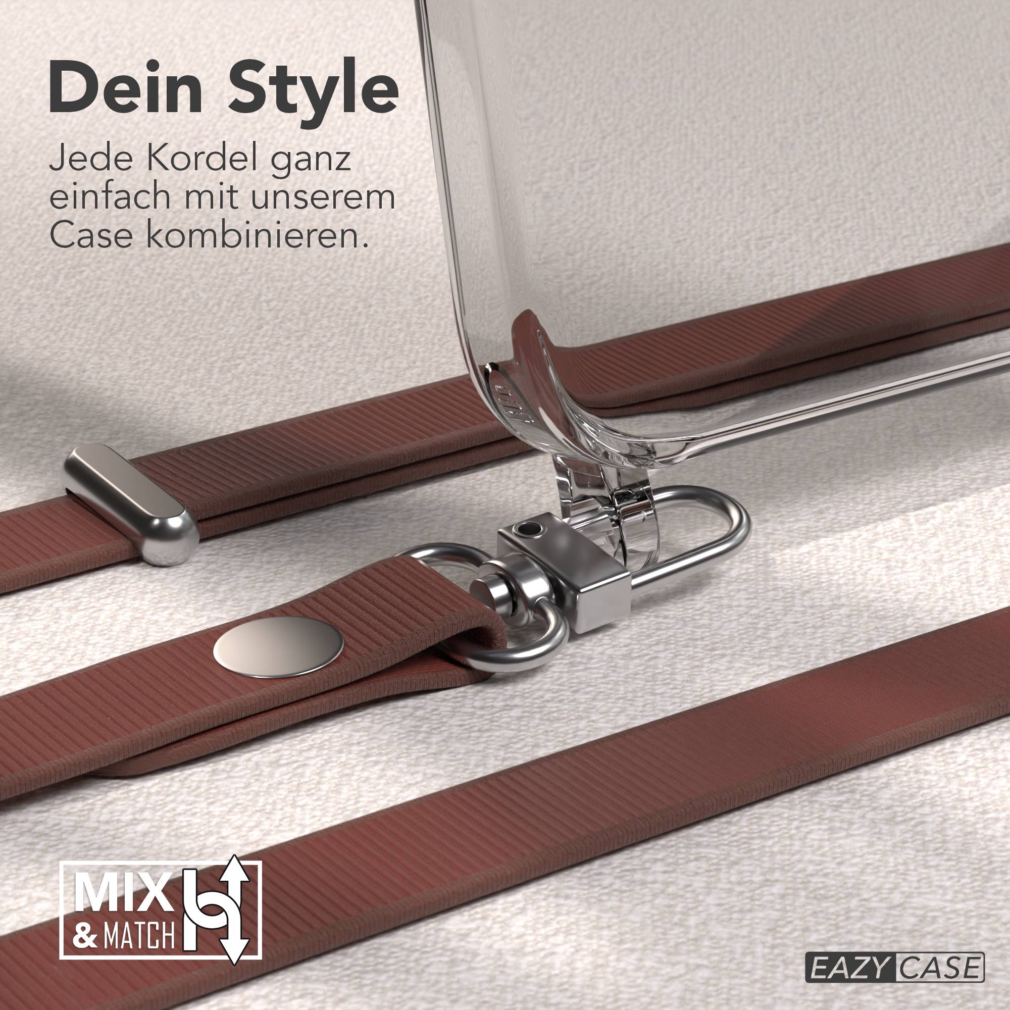 iPhone 15 Pro Max MagSafe Hülle mit magnetischem Crossbody-Umhängeband #farbe_braun-magsafe-funktion-ohne-magsafe