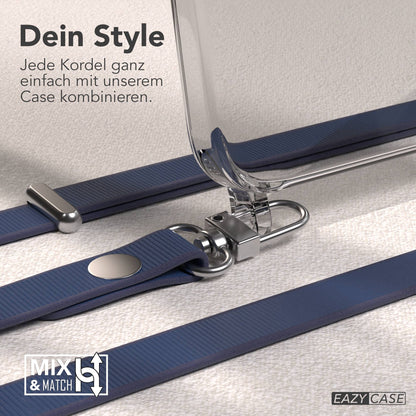 iPhone 15 Pro Max MagSafe Hülle mit magnetischem Crossbody-Umhängeband #farbe_blau-magsafe-funktion-ohne-magsafe
