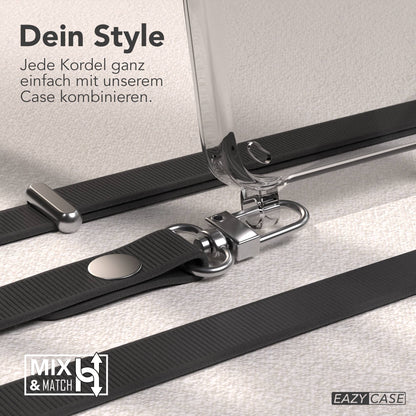 Samsung Galaxy S24 MagSafe Schutzhülle mit magnetischer Crossbody Handykette #farbe_schwarz-magsafe-funktion-mit-magsafe