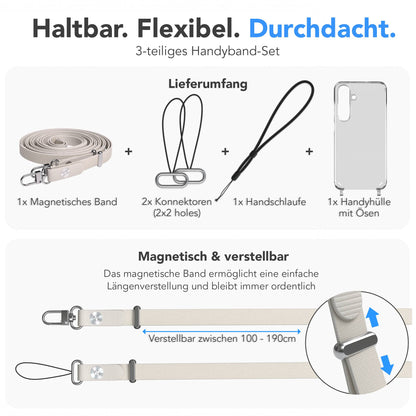 Galaxy S24 Hülle + magnetisches Band