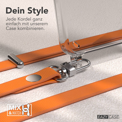 Samsung Galaxy S24 MagSafe Schutzhülle mit magnetischer Crossbody Handykette #farbe_orange-magsafe-funktion-ohne-magsafe