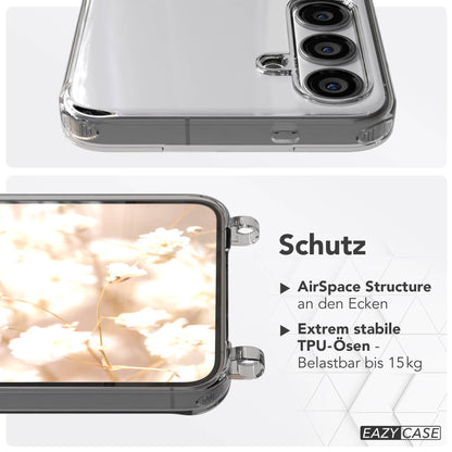 Samsung Galaxy S24 Plus MagSafe Hülle mit magnetischer Crossbody Handykette 