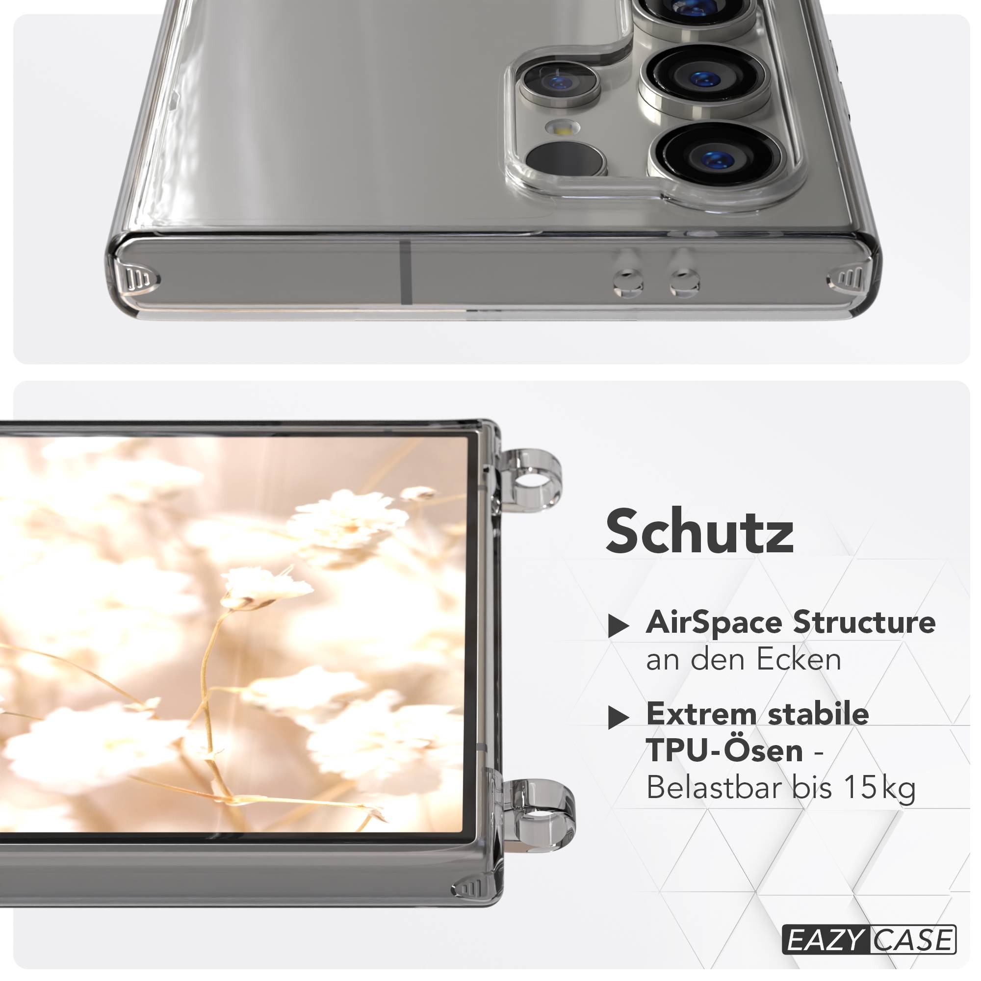 Samsung Galaxy S24 Ultra MagSafe Hülle mit magnetischer Crossbody Handykette #farbe_blau-magsafe-funktion-ohne-magsafe