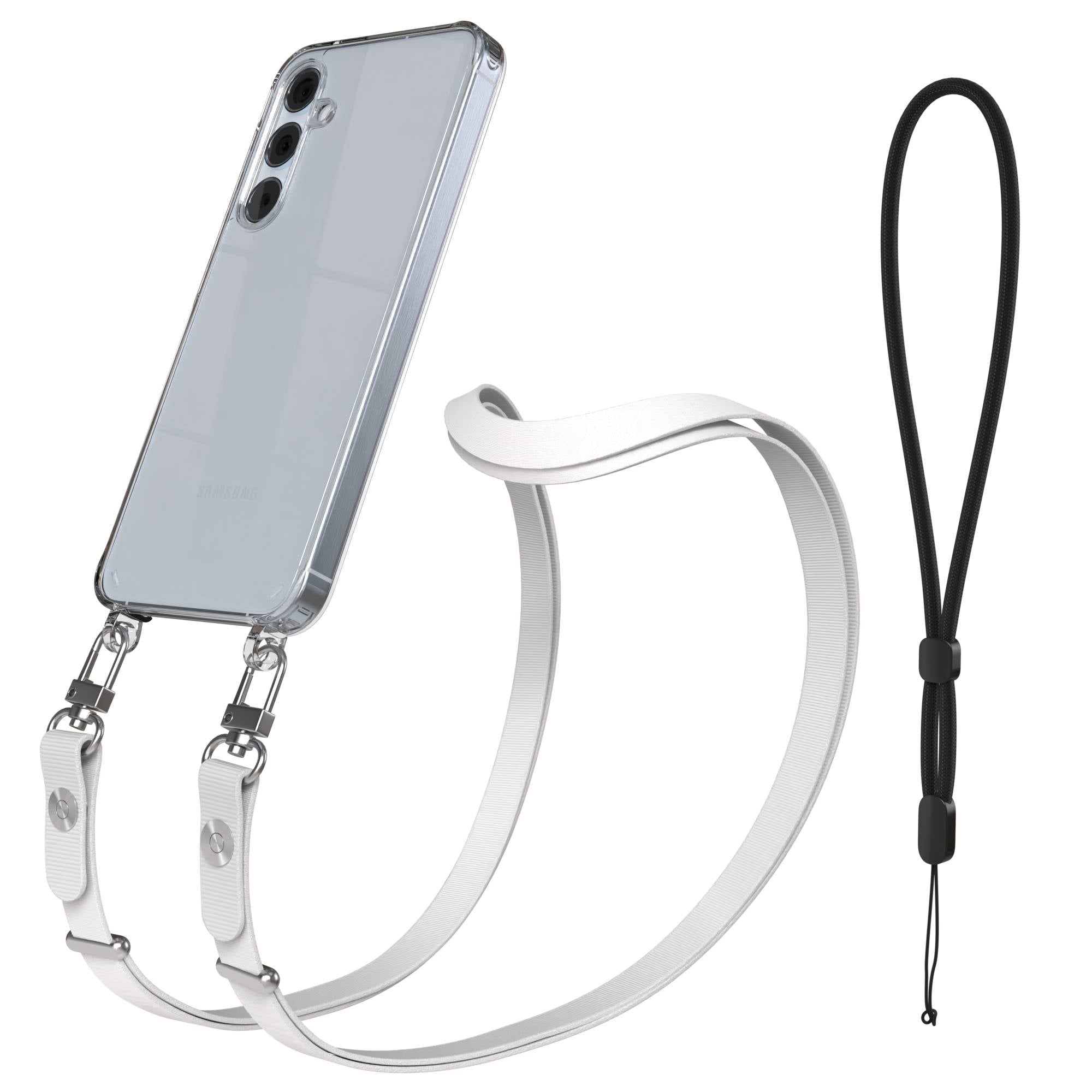 Samsung Galaxy A55 Schutzhülle mit magnetisch verstellbarem Crossbody-Umhängeband 