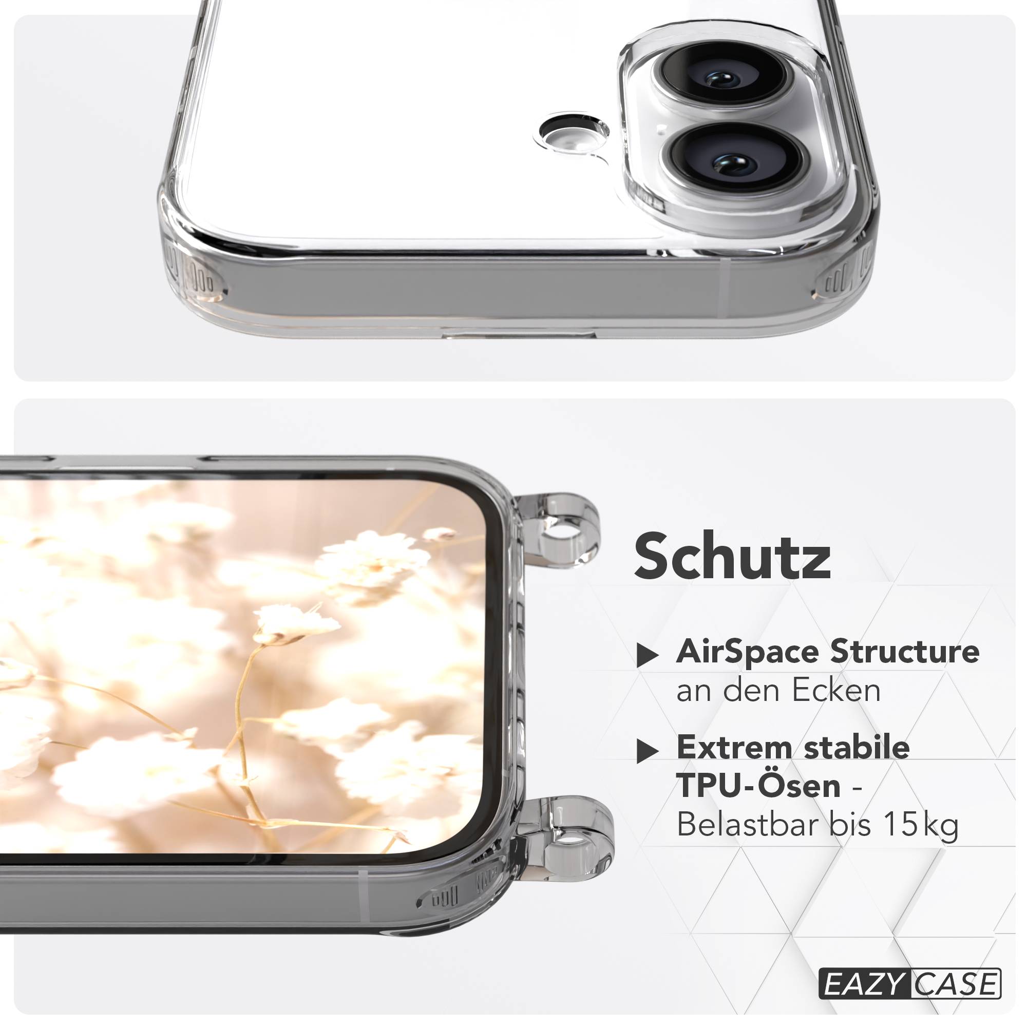 Apple iPhone 16 MagSafe Hülle mit magnetischer Crossbody Handykette Set #farbe_grun-magsafe-funktion-mit-magsafe