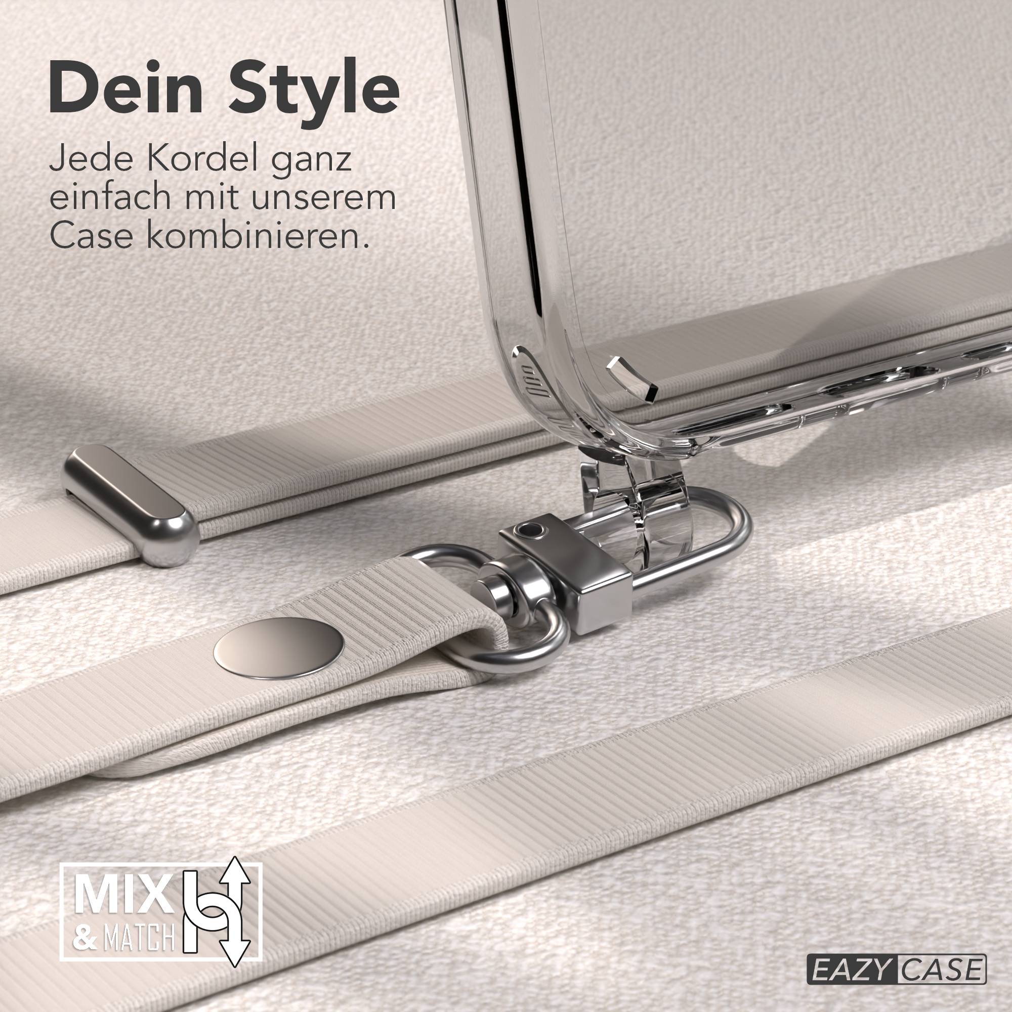 Apple iPhone 16 MagSafe Hülle mit magnetischer Crossbody Handykette Set #farbe_taupe-magsafe-funktion-mit-magsafe