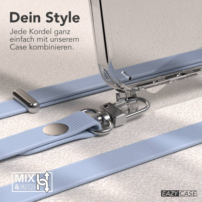 Apple iPhone 16 MagSafe Hülle mit magnetischer Crossbody Handykette Set #farbe_hellblau-magsafe-funktion-ohne-magsafe