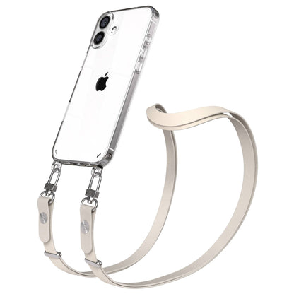 iPhone 16 Plus MagSafe Hülle mit magnetischem Crossbody-Umhängeband von EAZY CASE #farbe_taupe-magsafe-funktion-mit-magsafe