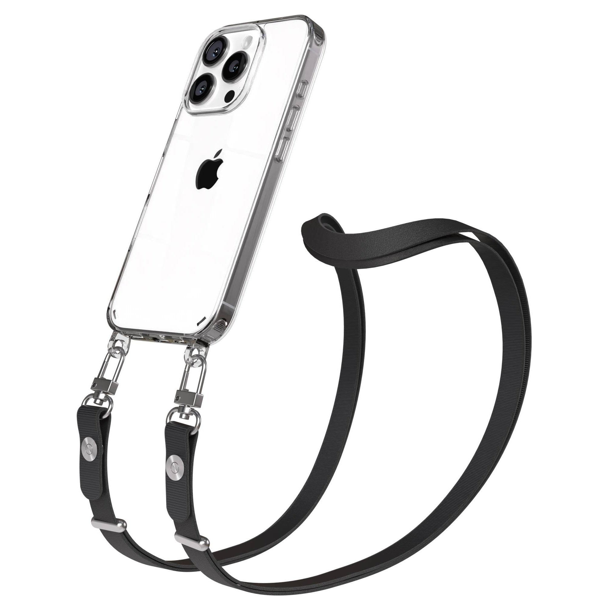 Apple iPhone 16 Pro MagSafe Hülle mit magnetischer Crossbody Handykette Set 