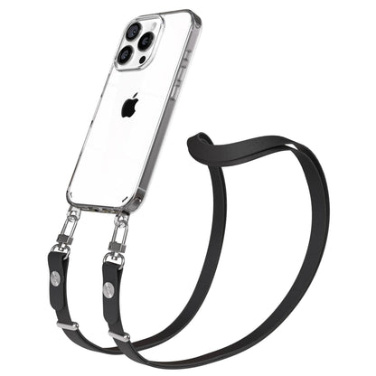 Apple iPhone 16 Pro MagSafe Hülle mit magnetischer Crossbody Handykette Set 