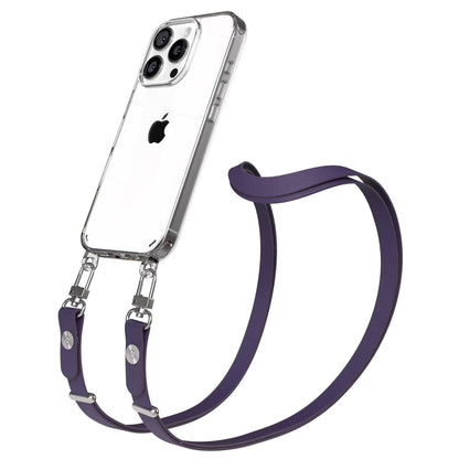 Apple iPhone 16 Pro MagSafe Hülle mit magnetischer Crossbody Handykette Set 