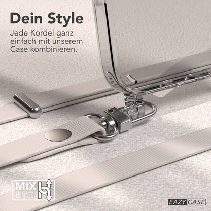 Apple iPhone 16 Pro MagSafe Hülle mit magnetischer Crossbody Handykette Set 