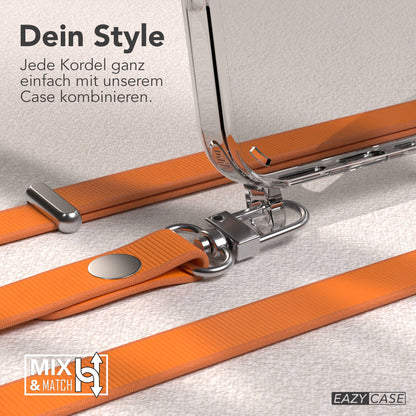 Apple iPhone 16 Pro MagSafe Hülle mit magnetischer Crossbody Handykette Set 