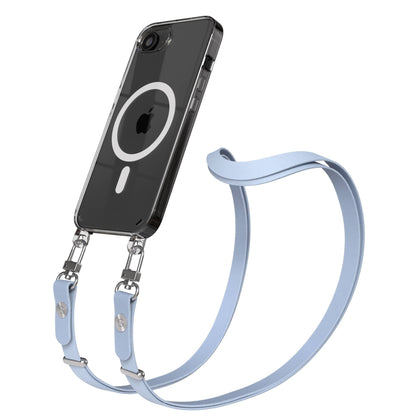Apple iPhone 17e MagSafe Hülle mit magnetischem Crossbody-Umhängeband #farbe_hellblau-magsafe-funktion-mit-magsafe