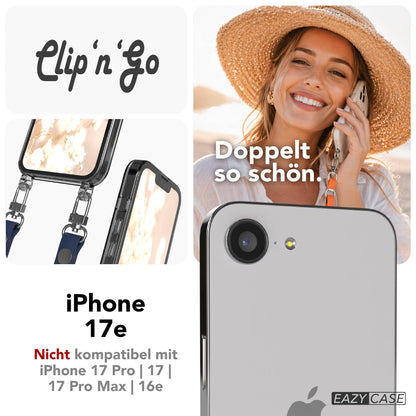 Apple iPhone 17e MagSafe Hülle mit magnetischem Crossbody-Umhängeband #farbe_blau-magsafe-funktion-mit-magsafe