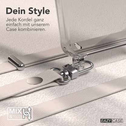 Samsung Galaxy S25 MagSafe Schutzhülle mit magnetischer Crossbody Handykette #farbe_taupe-magsafe-funktion-mit-magsafe