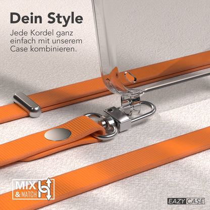 Samsung Galaxy S25 MagSafe Schutzhülle mit magnetischer Crossbody Handykette #farbe_orange-magsafe-funktion-ohne-magsafe