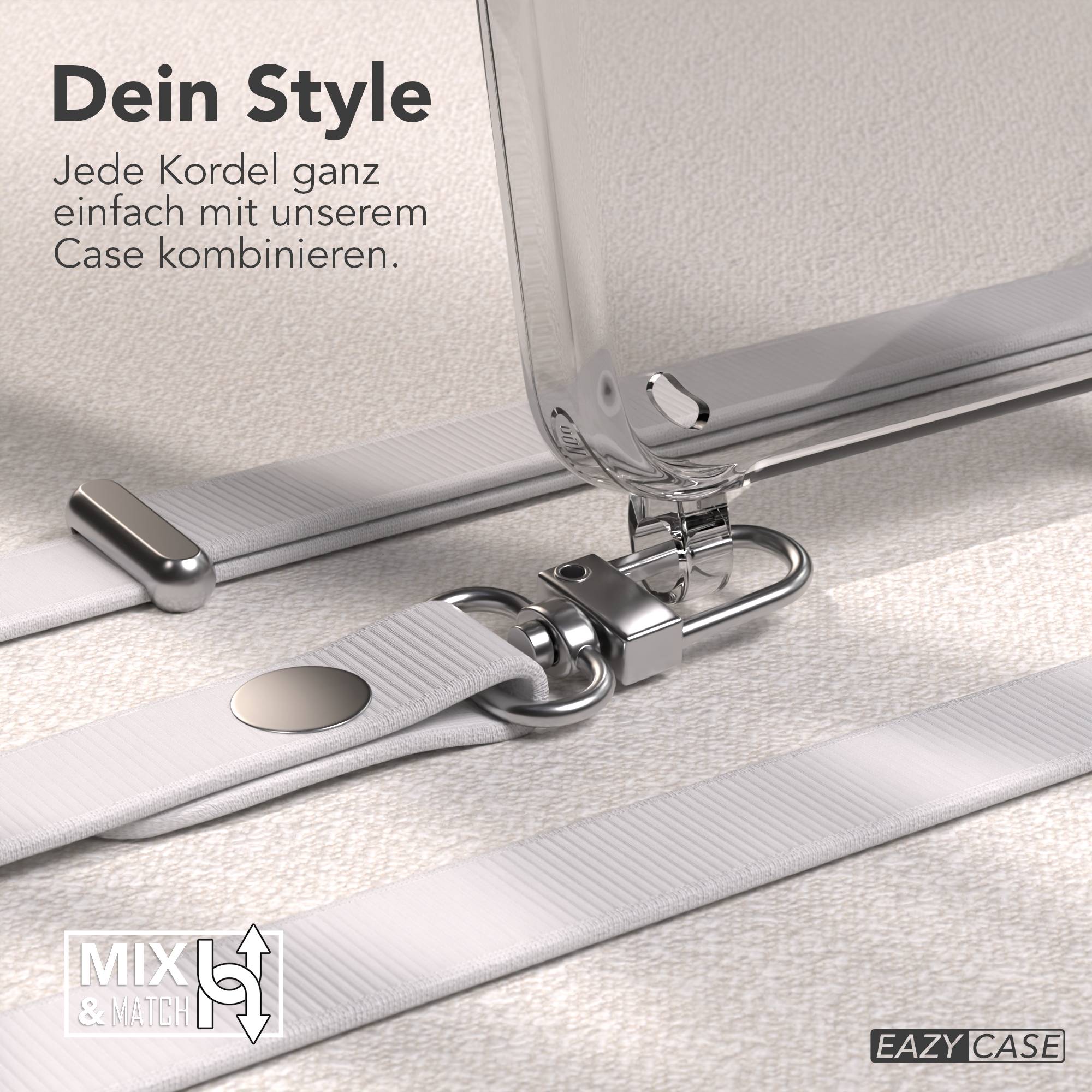 Samsung Galaxy S25 MagSafe Schutzhülle mit magnetischer Crossbody Handykette #farbe_grau-magsafe-funktion-ohne-magsafe
