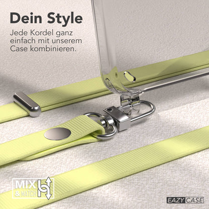 Samsung Galaxy S25 MagSafe Schutzhülle mit magnetischer Crossbody Handykette #farbe_gelb-magsafe-funktion-ohne-magsafe