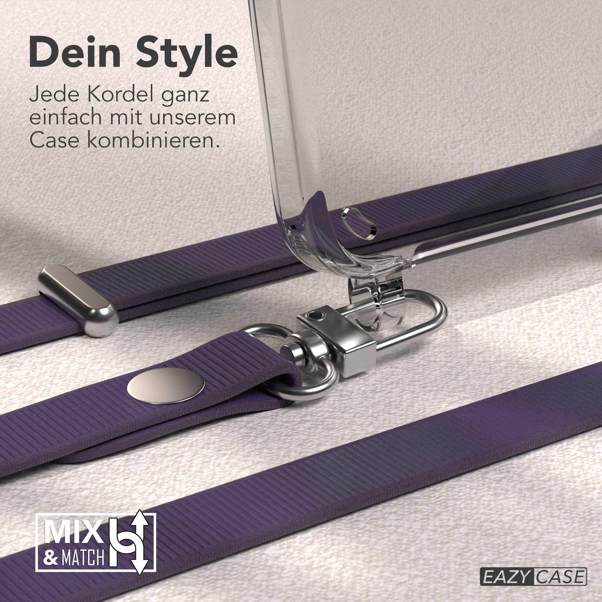 Samsung Galaxy S25 Plus MagSafe Hülle mit magnetischer Crossbody Handykette #farbe_lila-magsafe-funktion-mit-magsafe
