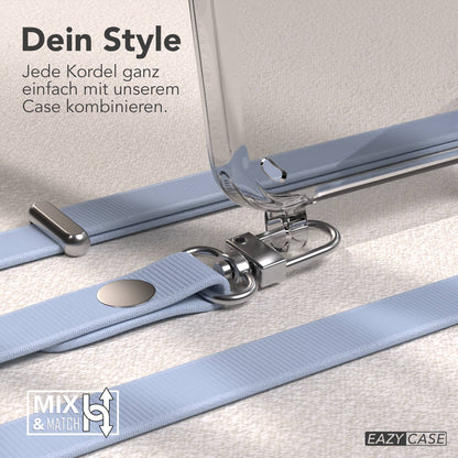 Samsung Galaxy S25 Plus MagSafe Hülle mit magnetischer Crossbody Handykette #farbe_hellblau-magsafe-funktion-ohne-magsafe