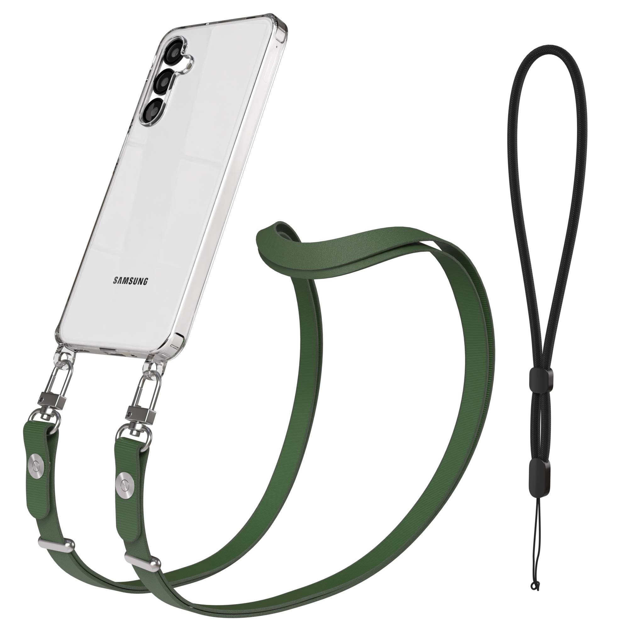 Samsung Galaxy A16 MagSafe Hülle mit magnetischer Crossbody Handykette im Set 