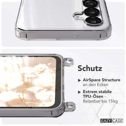 Samsung Galaxy A16 MagSafe Hülle mit magnetischer Crossbody Handykette im Set 